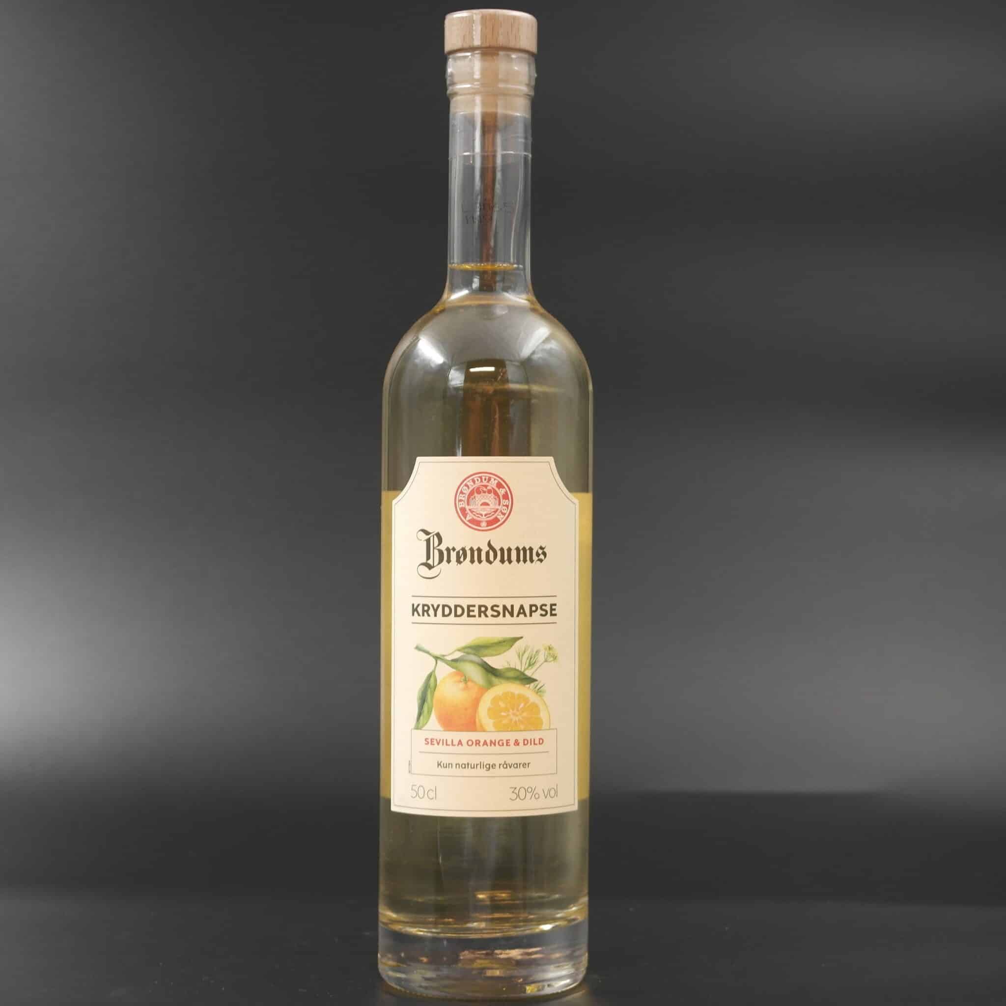 br&oslash;ndum kryddersnaps. 50cl 30%